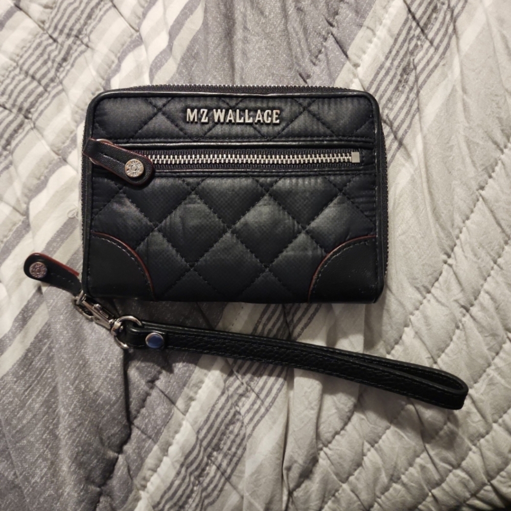 Mz Wallace Small Black Wallet